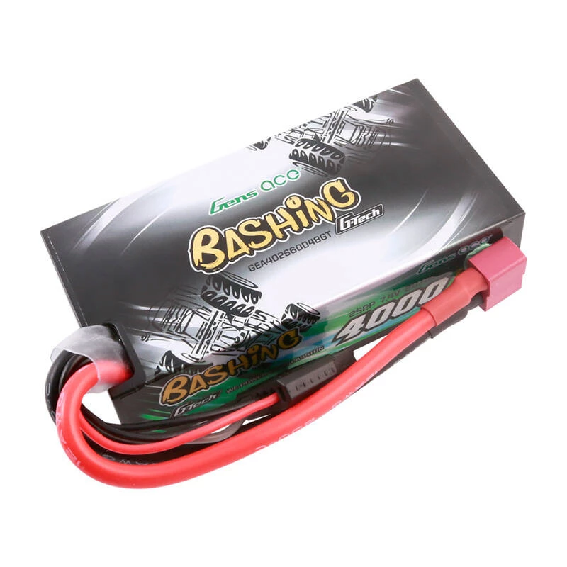 LiPo Gens ace G-Tech 4000mAh 2S2P 7,4V 60C baterijų blokas