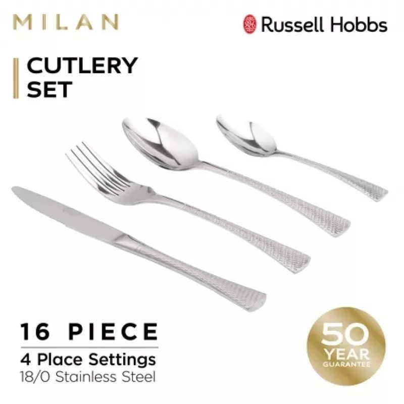 Stalo įrankių rinkinys Russell Hobbs RH02229EU7 — 16 dalių, nerūdijantis plienas