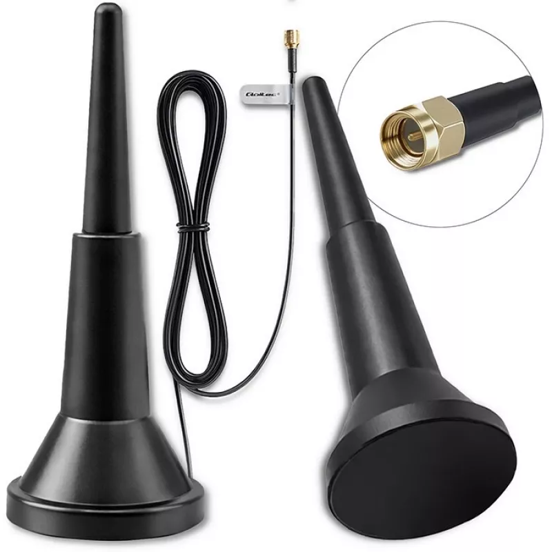 Išorinė 4G LTE antena QOLTEC 5 dBi 600–2700 MHz SMA jungtis su 3 m kabeliu