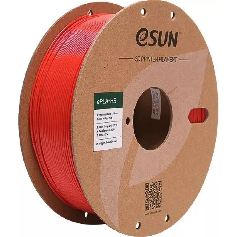 EPLA 1,75mm RAUDONAS 1kg ESUN 3D SIŪLAS (ePLAP175R1)