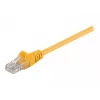 Wentronic Goobay CAT 5e komutacinis kabelis, U/UTP, geltonas, 15 m - CCA vario mišinys (68351)