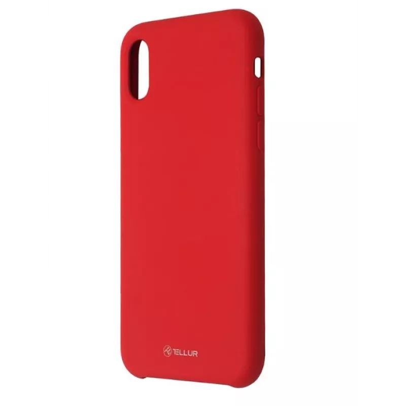 Telefono dėklas Tellur Silicone Cover, skirtas iPhone XS — raudonas