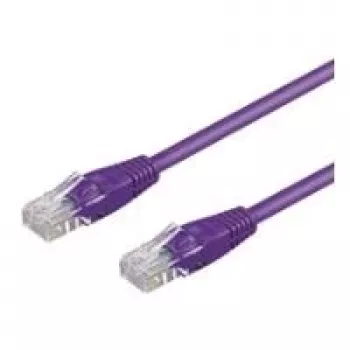 Tinklo kabelis Goobay 1.5m 2xRJ-45 Violetinis Cat5