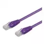 Tinklo kabelis Goobay 1.5m 2xRJ-45 Violetinis Cat5