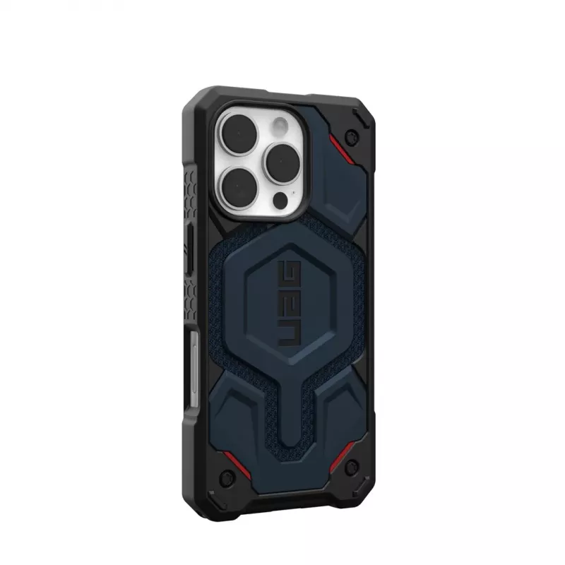 Urban Armor Gear Monarch Pro Kevlar mobiliojo telefono dėklas 16 cm (6,3 col.) Dangtelis Juoda, Mėlyna