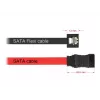SATA kabelis DeLOCK 0,2m 2xSATAIII juodas