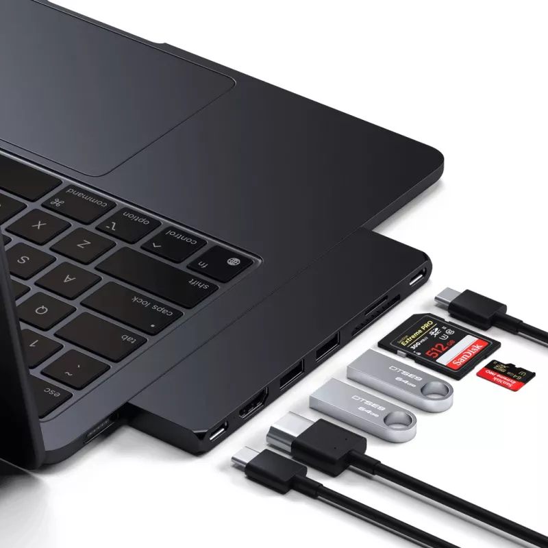 Prijungimo stotelė Satechi ST-HUCPHSD USB 3.2 Gen 2 Type-C Juoda