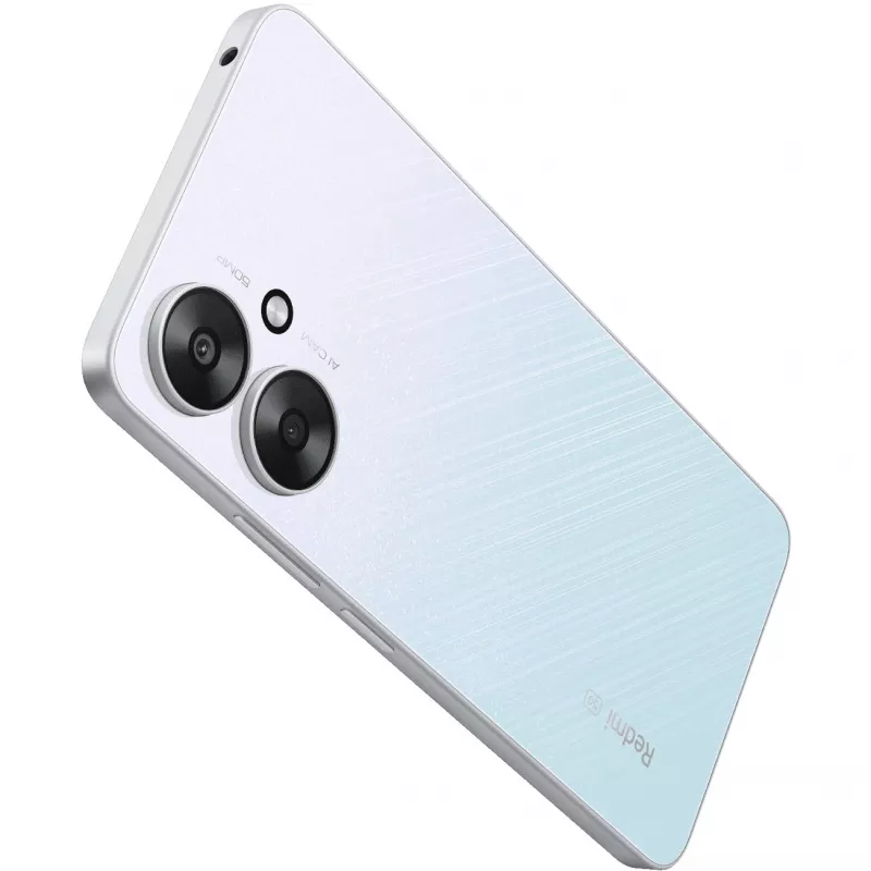 Išmanusis telefonas „Xiaomi Redmi 13C 5G“, 6,71 colio ekranas, 4 GB RAM, 128 GB, žvaigždėtai sidabrinis