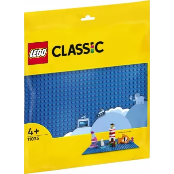LEGO konstrukcinė plokštė 11025 — mėlyna pagrindo plokštė 32x32 kaištukų, 250×250 mm