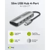 Goobay plonas 4-Port USB šakotuvas USB-C iki 10 Gbit/s - -Plug> 4x (76565)