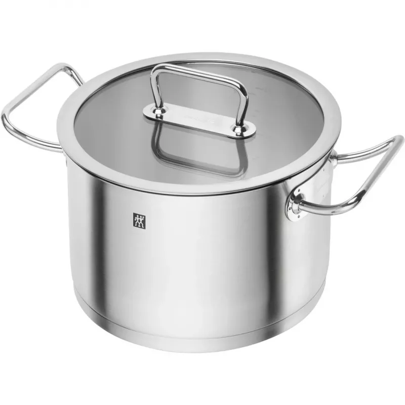 Puodų rinkinys ZWILLING 65120-005-0 — 5 vnt. nerūdijančio plieno prikaistuviai, dangčiai, tinkami orkaitei ir indaplovei, neprideganti danga, maks. 200°C