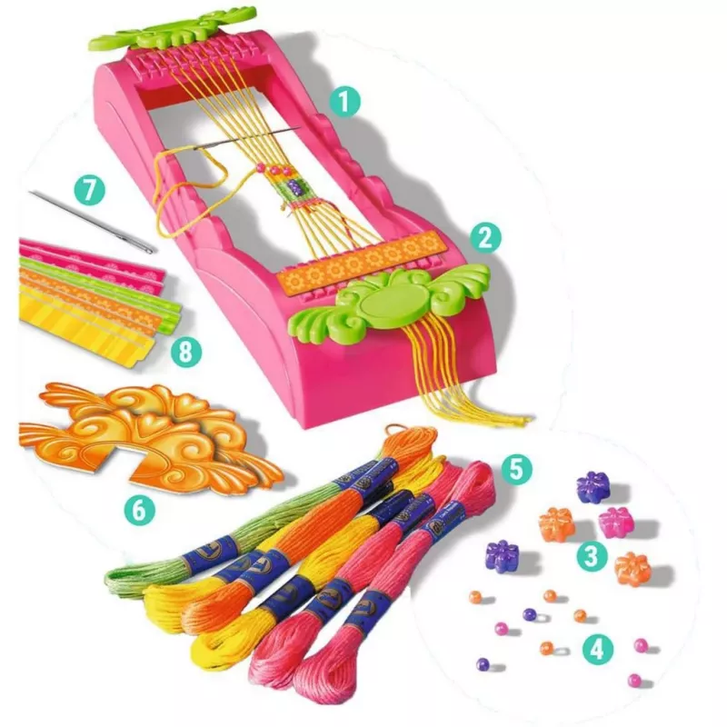BeCreative Friendship Bracelets, amatų rinkinys su šešiomis skirtingomis apyrankėmis