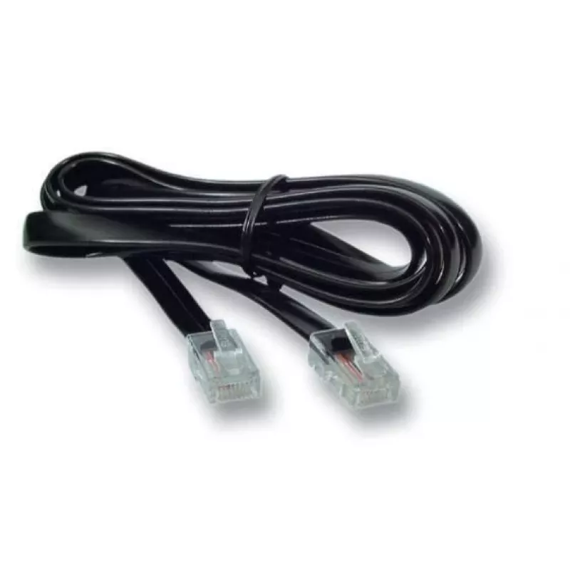 Telefono kabelis Microconnect MPK430S RJ12 RJ45 3 m juodas