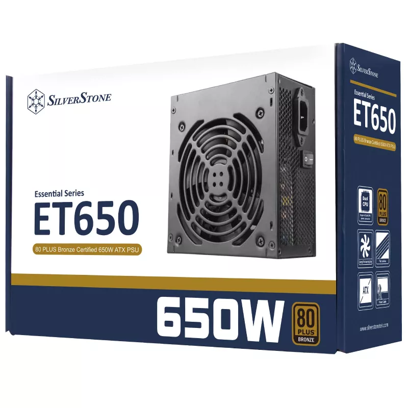 Maitinimo blokas Sidabrinėstone SST-ET650-B v1.4 650 W