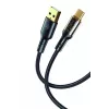 USB Type-C duomenų laidas Tellur TLL155711, 3A srovė, 100 cm, juodas