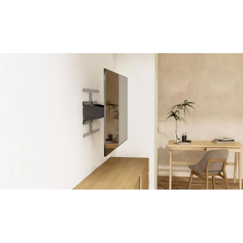 Viso judesio TV sieninis laikiklis GEMBIRD WM-90ST-02 43–90 colių ekranams, lankstus laikiklis, VESA 100x200–600x400, 50 kg talpa