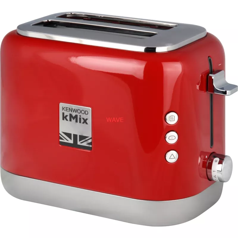 Skrudintuvas Kenwood TCX751RD 2 riekėms 900 W, metalinis korpusas, raudonas, 160×272×257 mm