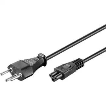 Wentronic Goobay maitinimo laidas Swiss, 1,8 m, juodas - Swiss kištukas (J tipas, SEV 1011) > įrenginio lizdas C5 (93960)