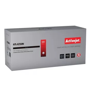 Activejet ATL-E250N dažų miltelių kasetė (pakaitalas Lexmark E250A11E; Supreme; 3500 lapų; juoda)