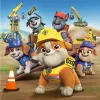 Vaikiškų dėlionių rinkinys Ravensburger Rubble & Crew darbo transporto priemonės — 3 dėlionės × 49 dalys