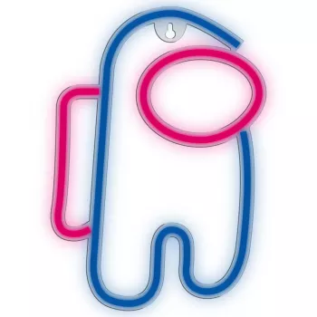 Dekoratyvinė neoninio stiliaus LED šviesa MANTA SNL27BLT Style Neon Lights ASTRONAUT, jungiama prie elektros tinklo, stalinė arba prie sienos tvirtinama LED akcentinė šviesa