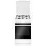 Laisvai pastatoma viryklė Amica SHM51071W elektrinė dujinė balta 4 dujinės zonos 63L
