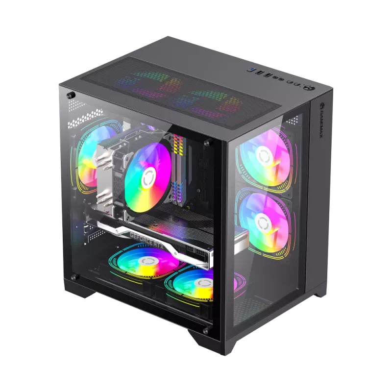 Gamemax | Korpusas | INFINITY MINI BK | M-ATX