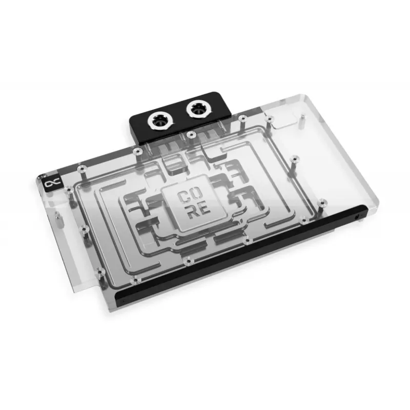 Backplate Alphacool 10269 Acrylic Aluminium Chrome Copper Nylon Juoda 155.5x235.9x34mm