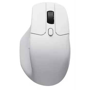 Pelė Keychron M6 Dešiniarankė RF belaidė + Bluetooth + USB-C optinė 30000 DPI balta