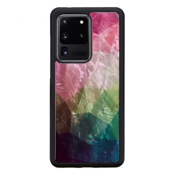 iKins apsauginis telefono dėklas Samsung Galaxy S20 Ultra — vandens gėlė, juoda