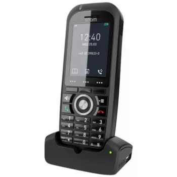 Snom M70 DECT belaidis telefono ragelis skambintojo ID juodas