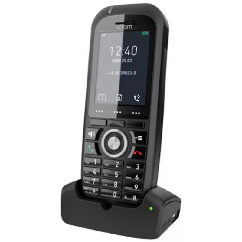 Snom M70 DECT belaidis telefono ragelis skambintojo ID juodas