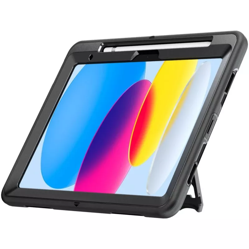 4smarts Rugged Case Grip dėklas iPad 10.9 27,7 cm juodas