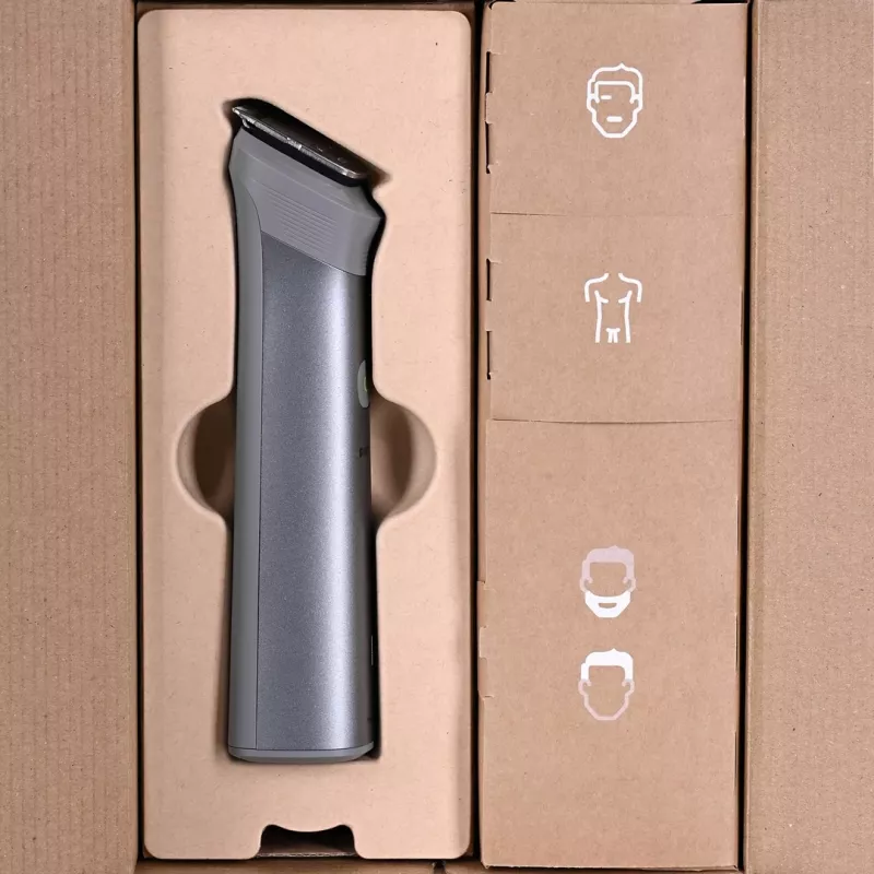 Philips All-in-One Trimmer MG5940/15 Series 5000, Stainless steel, 0.5 mm, 1.6 cm, 1 mm, Beard, Ear, Nose, baterija