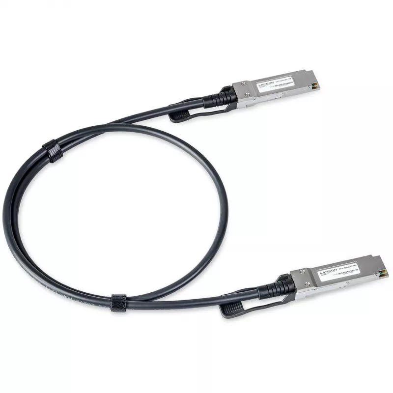 Tiesioginio prijungimo kabelis SFP-DAC40-1m, Lancom Systems – 1 m, SFP į SFP, pilnas dvipusis ryšys, plieninis/juodas