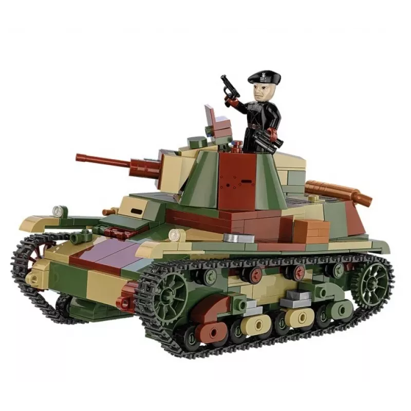 Cobi Building Blocks Light Tank 7TP modelis, 669 dalys, COBI-2661