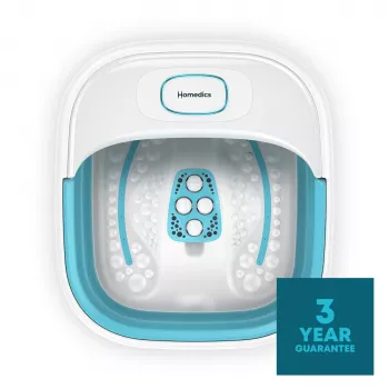 Pėdų vonelė HoMedics FB-70BL-EB — sulankstoma kompaktiška pėdų vonelė namams