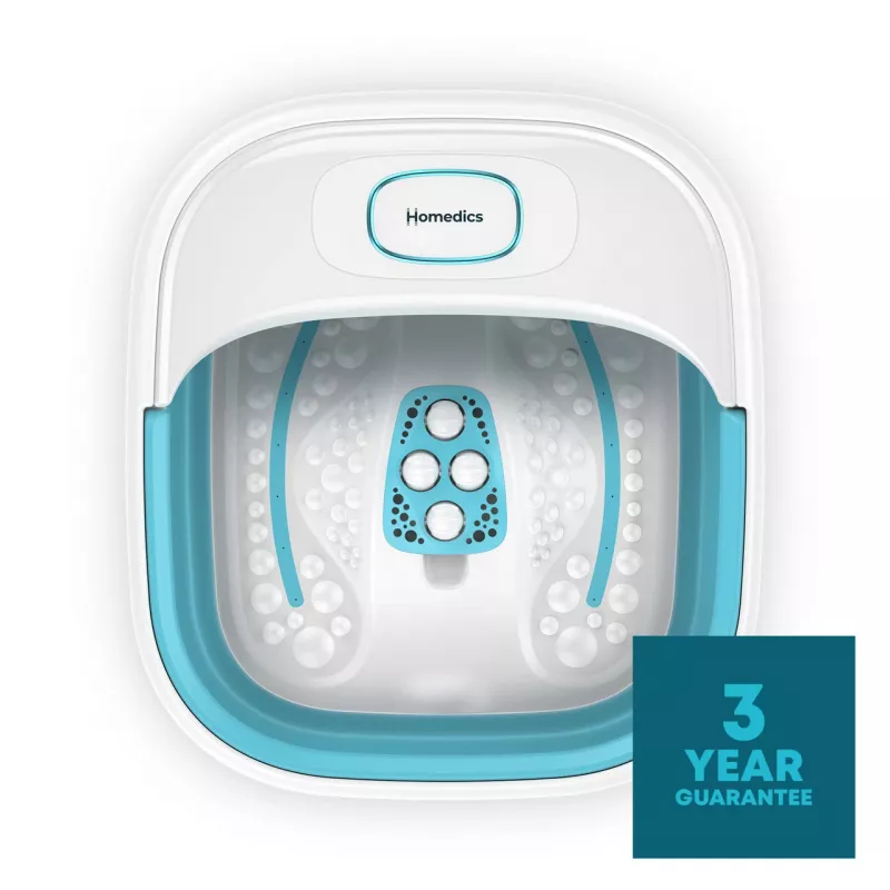 Pėdų vonelė HoMedics FB-70BL-EB — sulankstoma kompaktiška pėdų vonelė namams