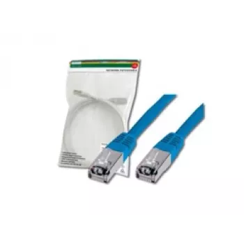 Tinklo kabelis Digitus CAT 5e SF/UTP komutacinis kabelis RJ45 3 m mėlynas