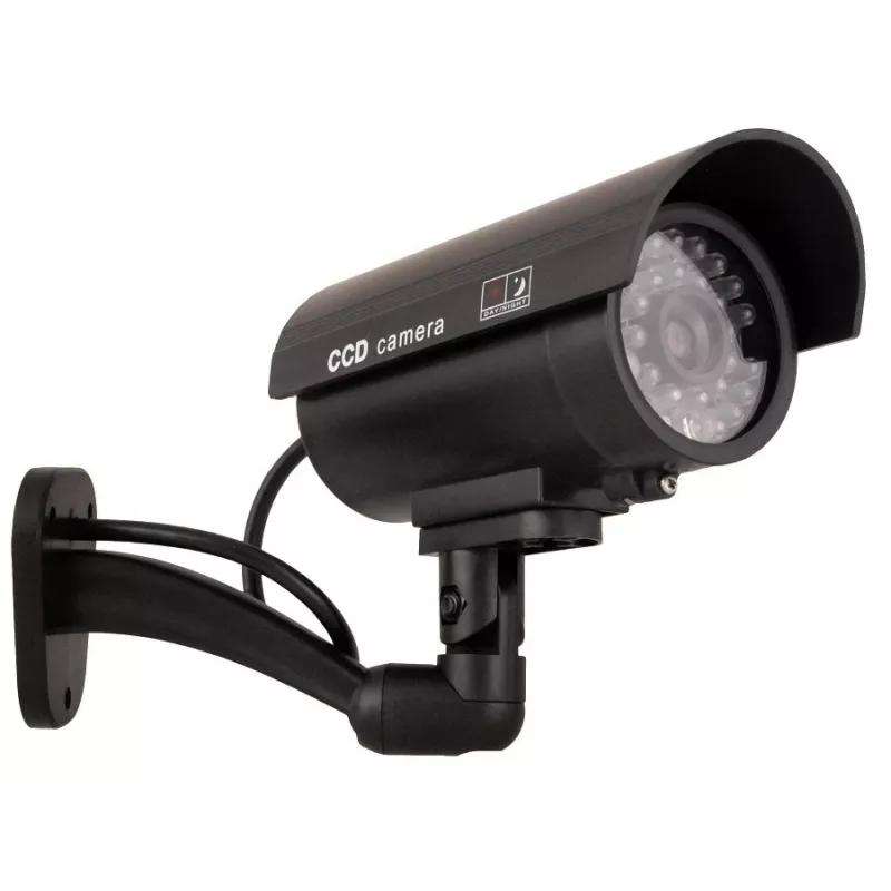 CEE Camera imitacinė kamera IR9000 B IR LED – apsaugos kameros imitacija su IR LED