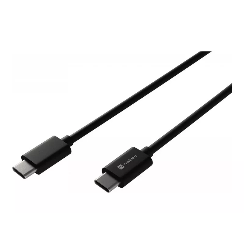 USB laidas NATEC NKA-2147 2m USB C juodas USB 2.0 0,48 Gbit/s