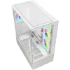 Sharkoon AK7 ARGB ATX kompiuterio korpusas baltas