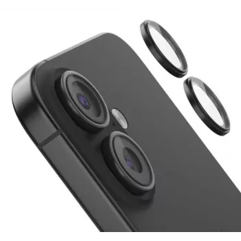 Fotoaparato objektyvo grūdinto stiklo apsauga Belkin OVA181HQBK, skirta iPhone 16 / 16 Plus, 2 vnt.