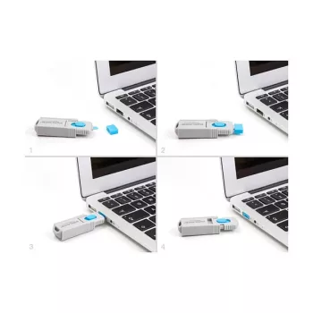 USB Type-A prievado blokatorius DeLOCK 20947 10 prievadų Mėlynas