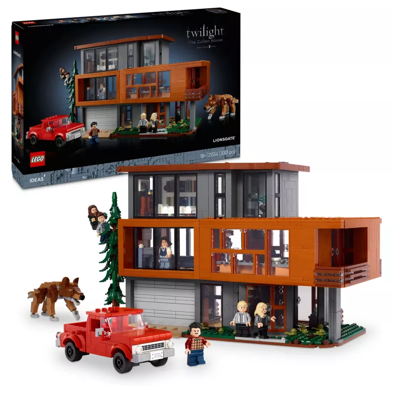LEGO Cullen House 21354 Ideas modelis — 1000+ detalių modulinis pastatas