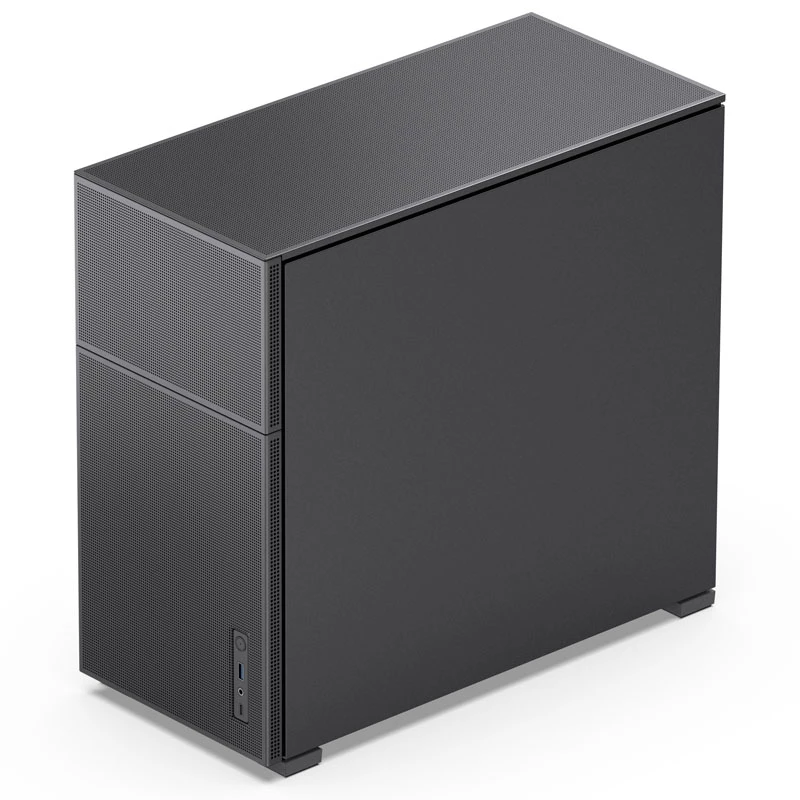 Jonsbo D41 Mesh Standard ATX korpusas – juodas, grūdintas stiklas