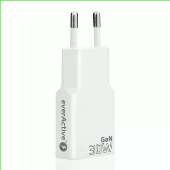 Universalus USB sieninis įkroviklis everActive SC-380Q Super plonas QC 3.0 — greitasis įkrovimas Quick Charge 3.0, kompaktiška konstrukcija