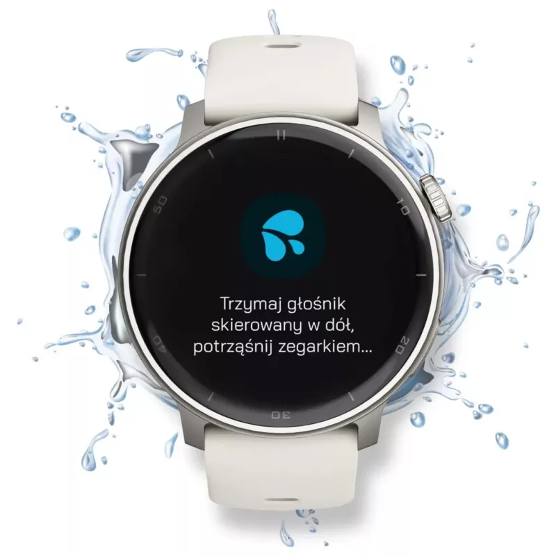 Išmanusis laikrodis Stelio Activ GPS 46 mm sidabrinis STSWA101SR, GPS, 46 mm korpusas