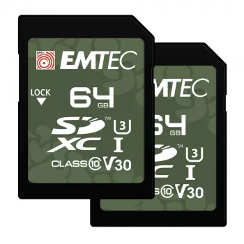 Flash atmintis Emtec 64GB UHS-I U3 V30 Outdoor ECMSD64GXCU3ORP