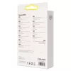 Baseus Crystal Shine laidas USB į Lightning, 2,4A, 2m (juodas)